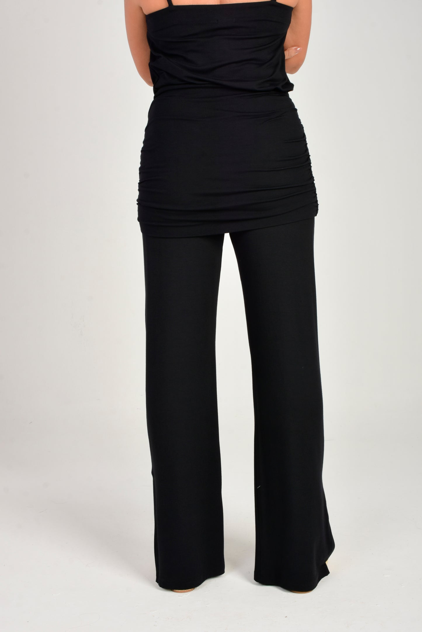 Ruched Skirt Pants