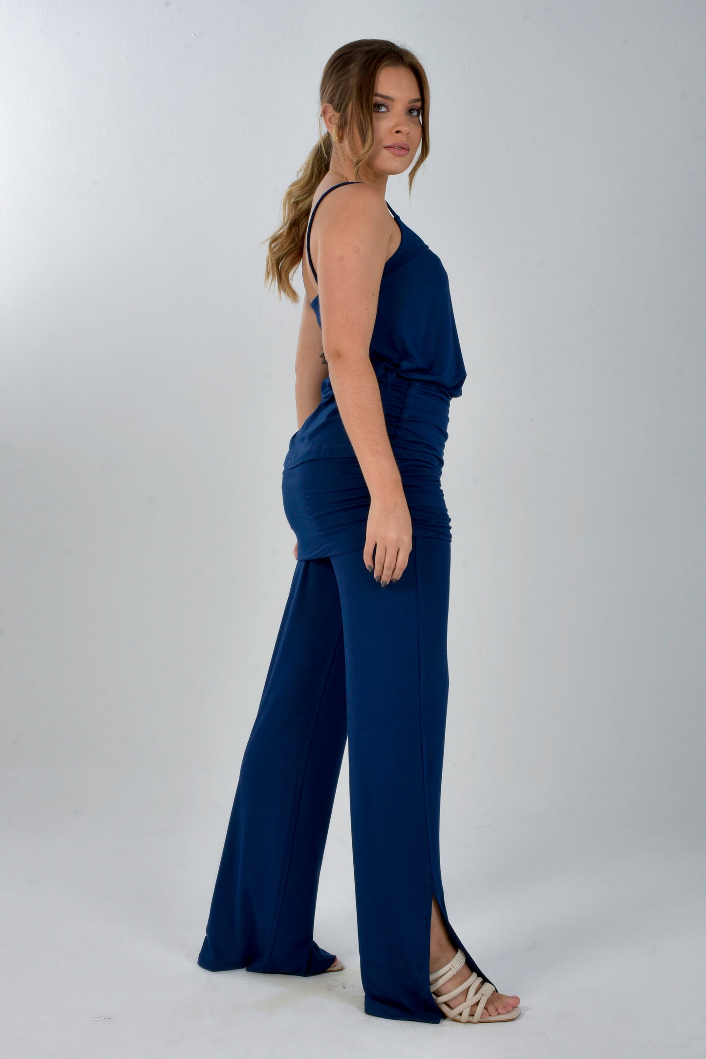 Ruched Skirt Pants