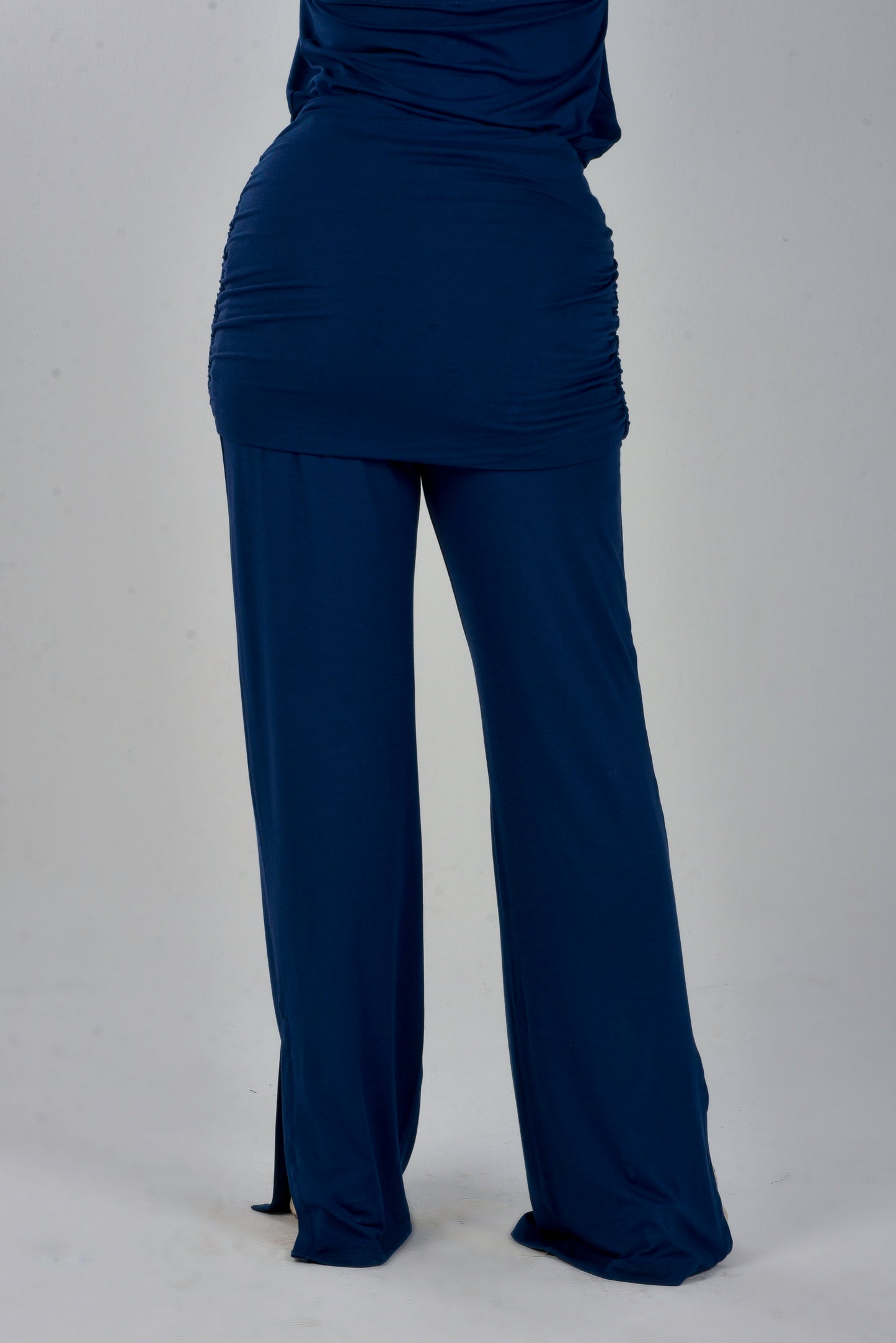 Ruched Skirt Pants