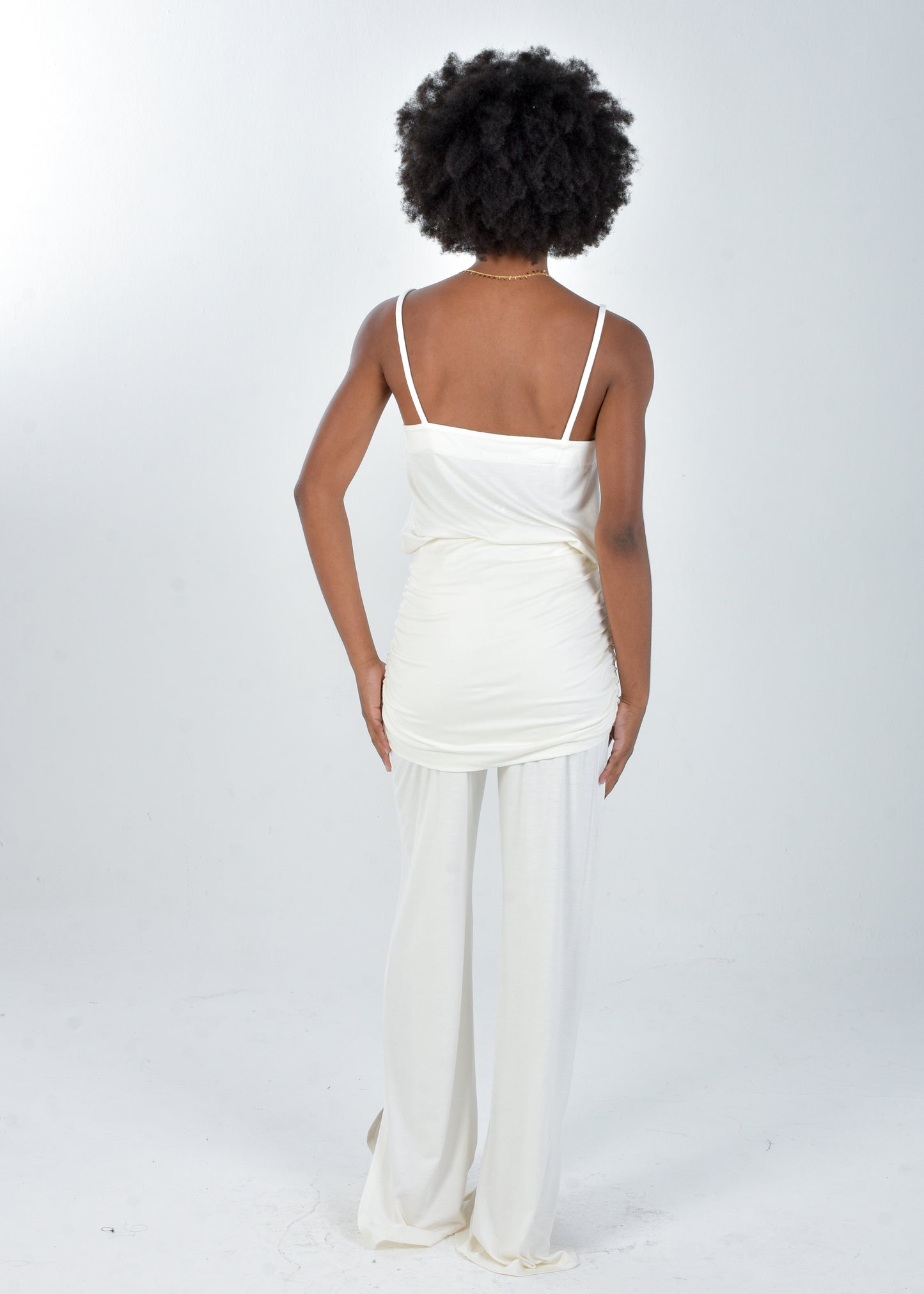 Ruched Skirt Pants
