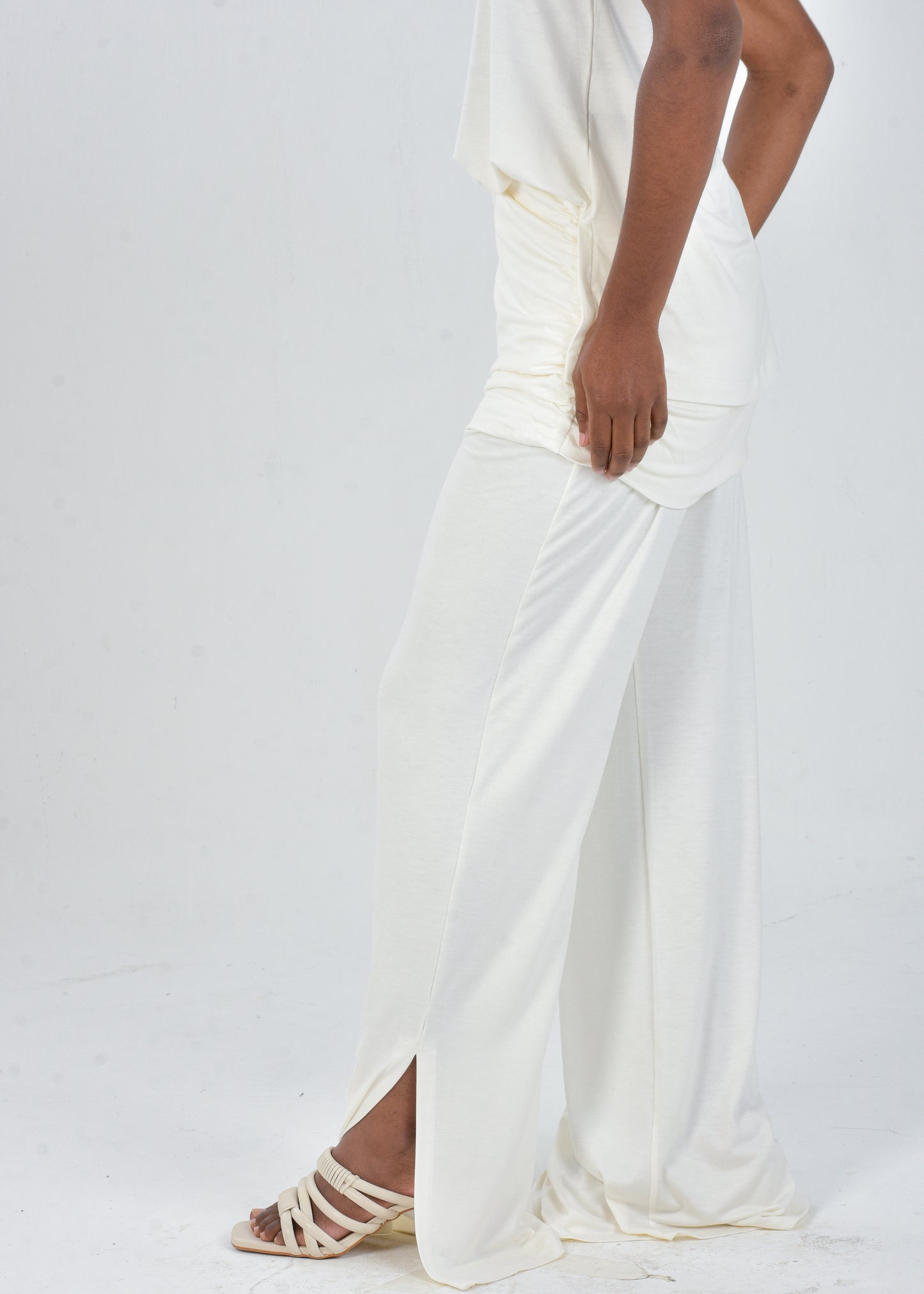 Ruched Skirt Pants